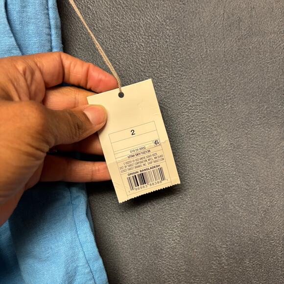 A New Day Linen Pants NWT Lounge Resort Summer Beachy Vacation Elastic Waist - Picture 11 of 14